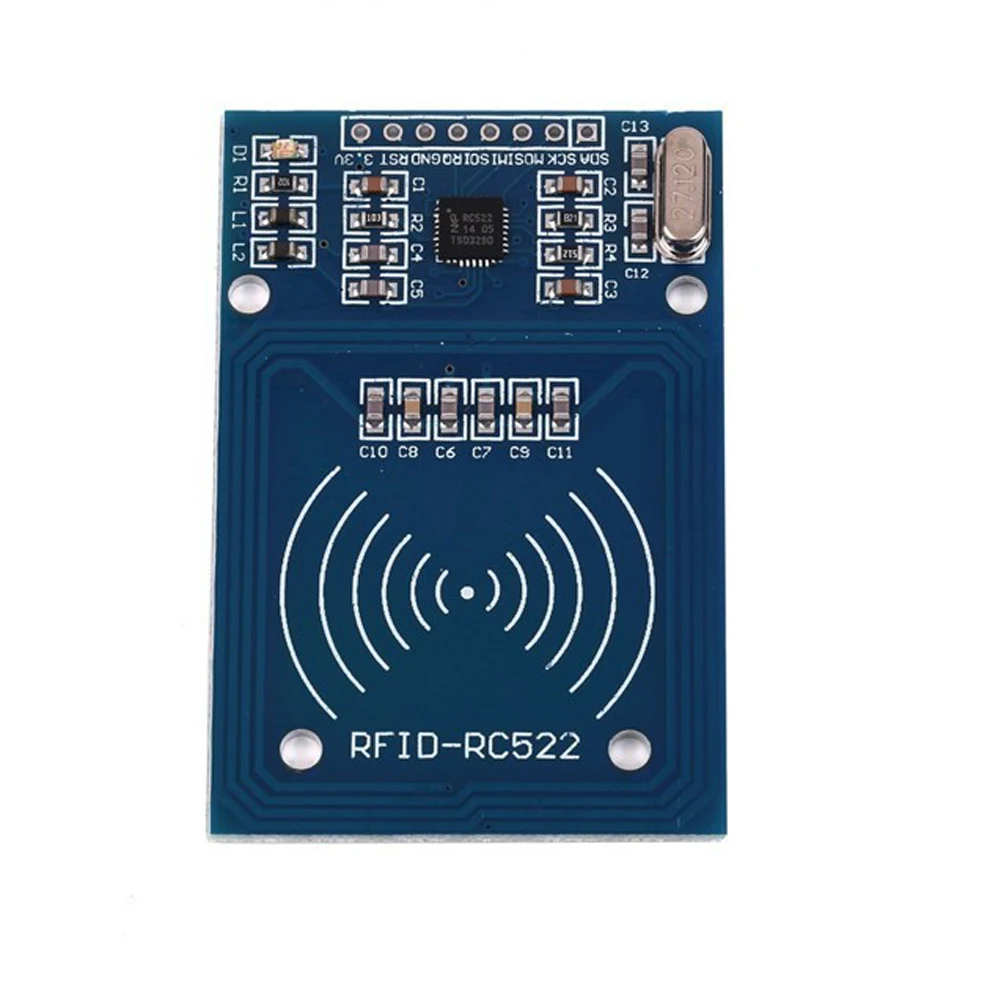 Rfid-комплект RC522 считыватель чипов NFC модуль датчика кольцо для ключей стандартный