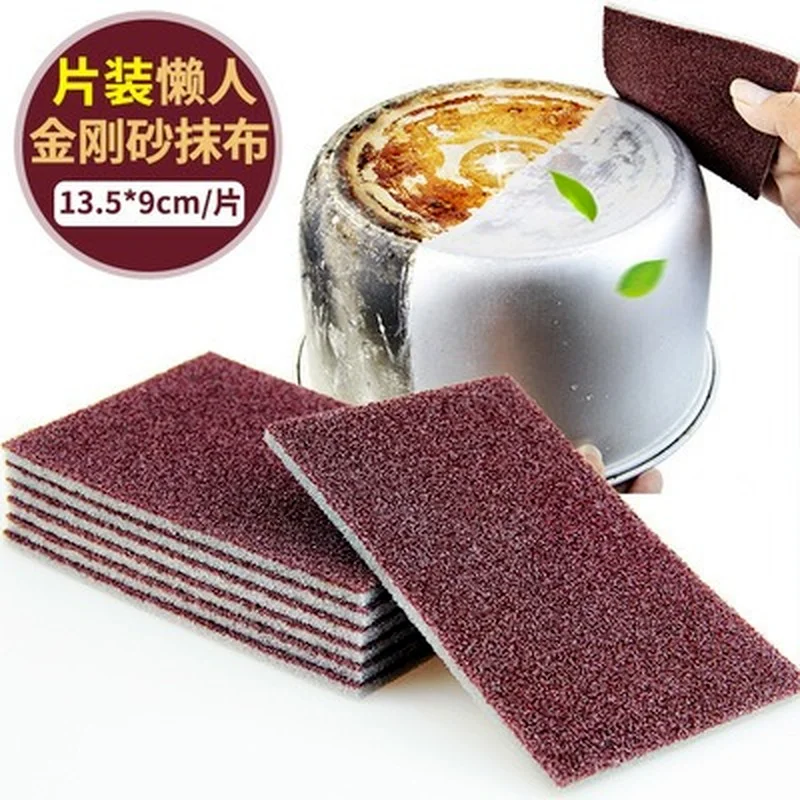 

Sponge Magic Eraser Silicon Carbide Derusting Cleaning Brush Descaling Emery Cleaner Applicable to Stove Pot Kitchen Tool Gadget
