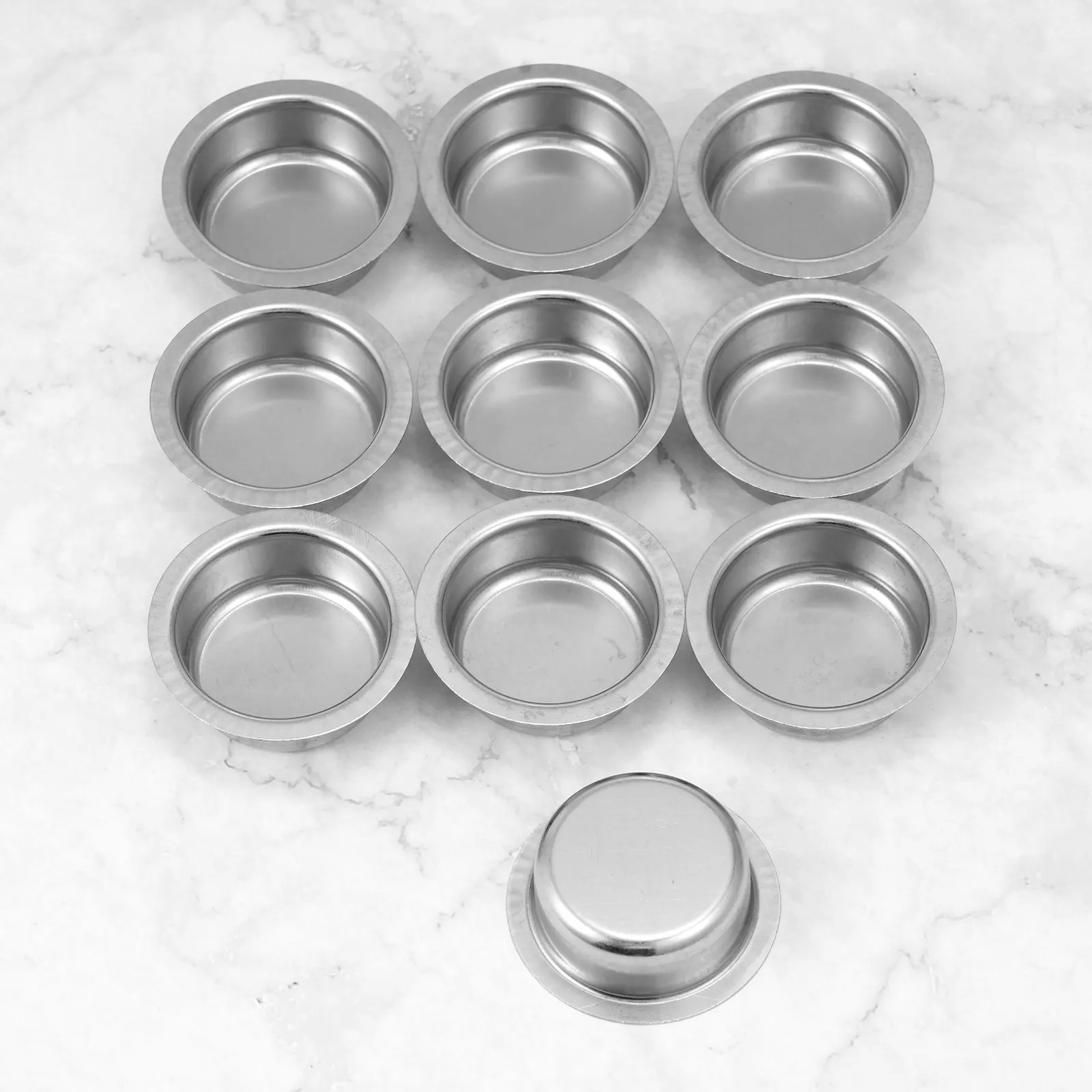 10 шт. Нержавеющая сталь для отопки воска кастрюли подсвечник вечерние свадебные