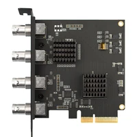 4 channel pci express x4 capture card sdi video card 1080p 60fps capture card for game meeting live broadcast streaming 2021