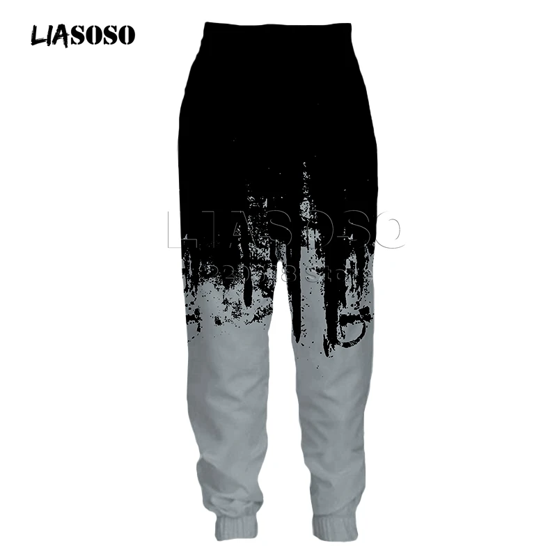 Men&ampwomen fashion clothing set Sweatshirt+pants 2 piece tracksuits Hockey uniform print suits sport wear Two-color hip hop suit | Мужская