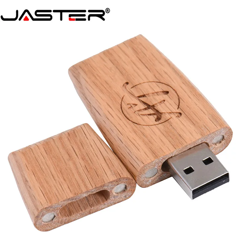 JASTER ( free LOGO) wooden USB 2.0 pendrive 4GB 8GB 16GB 32GB 64GB 128GB usb flash drive external storage pen | Компьютеры и офис