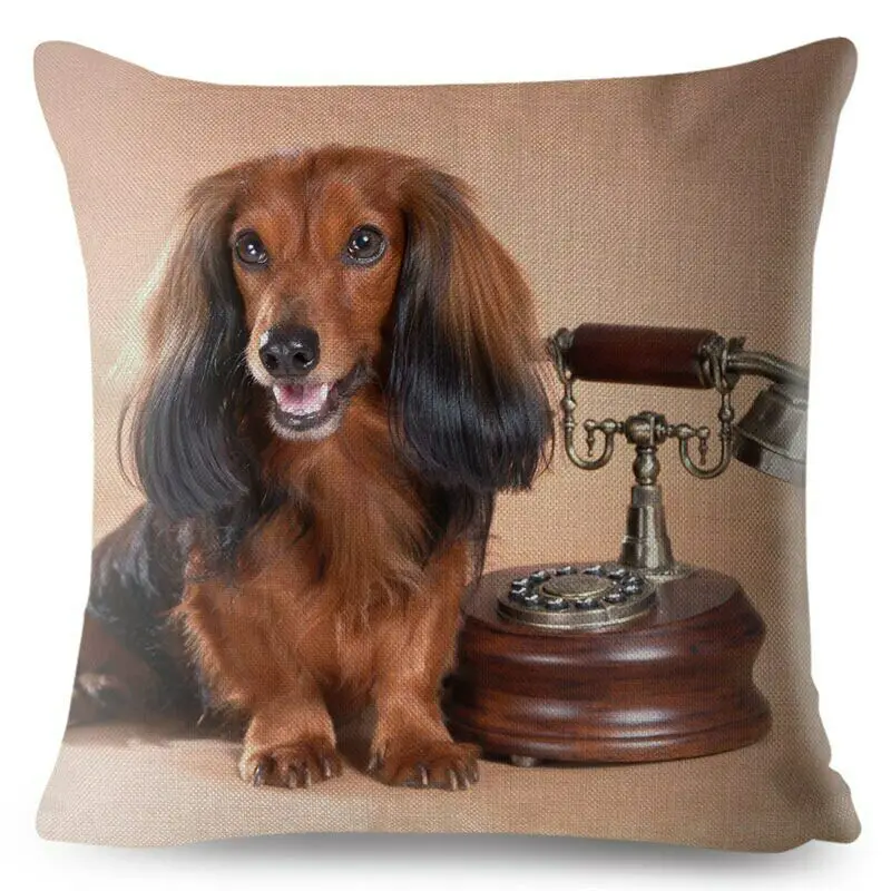 

Наволочки для подушек "Такса" из хлопка