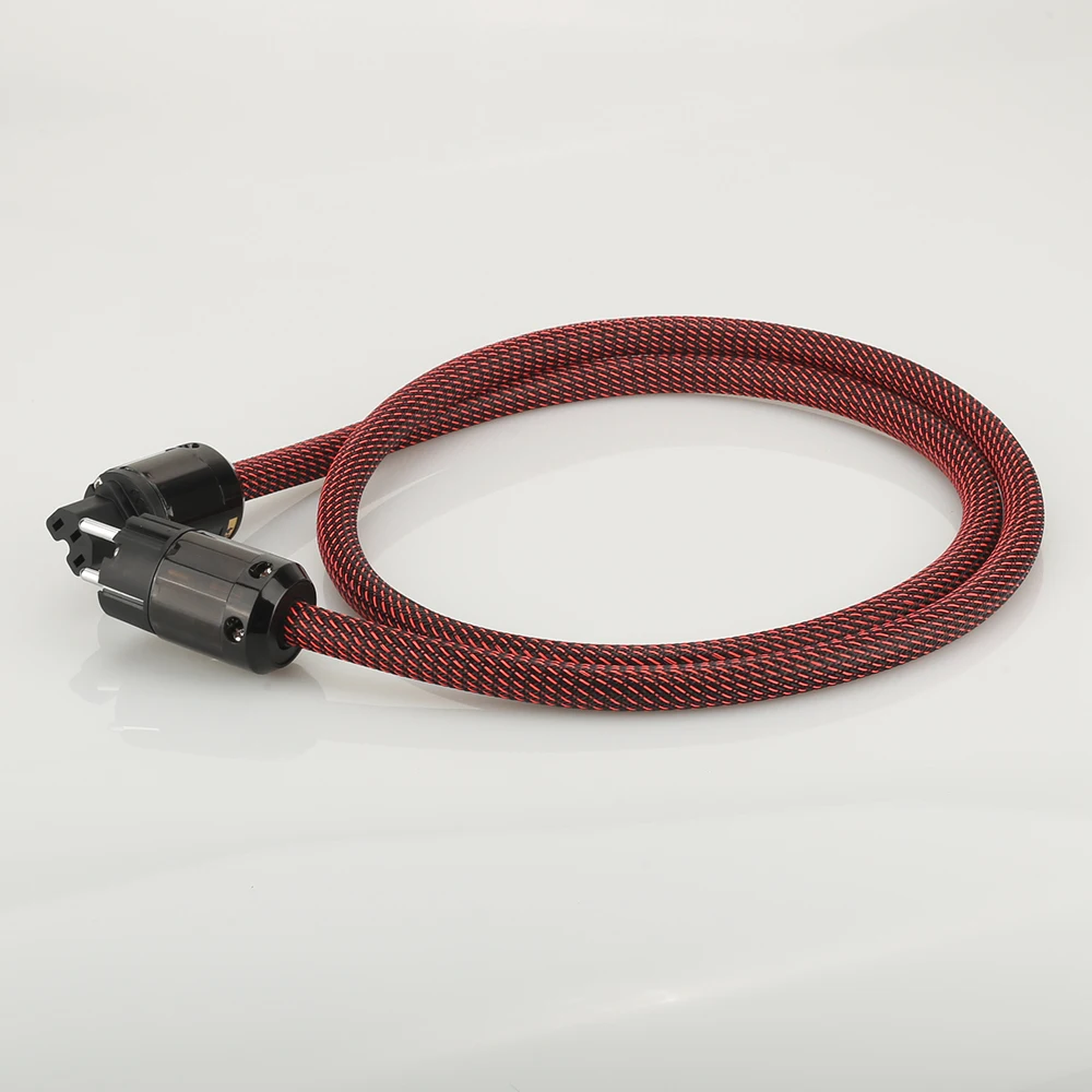 Высококачественный Кабель питания Schuko из чистой меди для аудиооборудования шнур