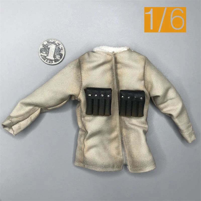 

For Sale 1/6th Winter Coat Fat Cotton Tops Shirt Model For 12inch Body Action Accessories