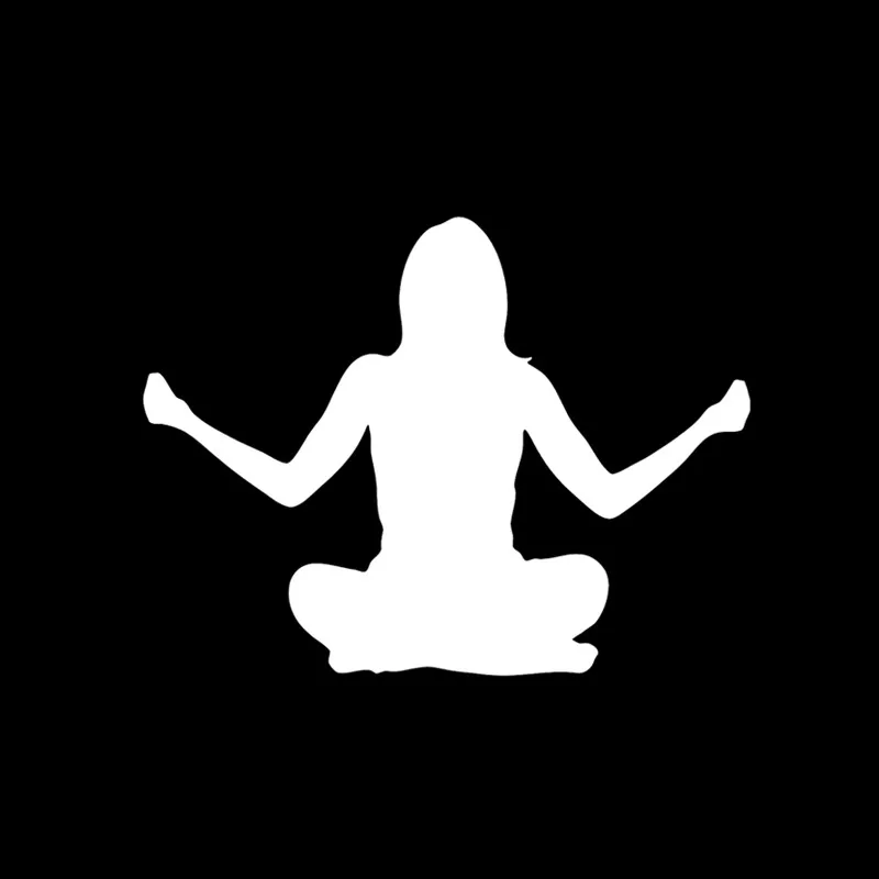 Интересный Спорт Йога Zen медитация Лотос поза для Авто/бампер/окно виниловая