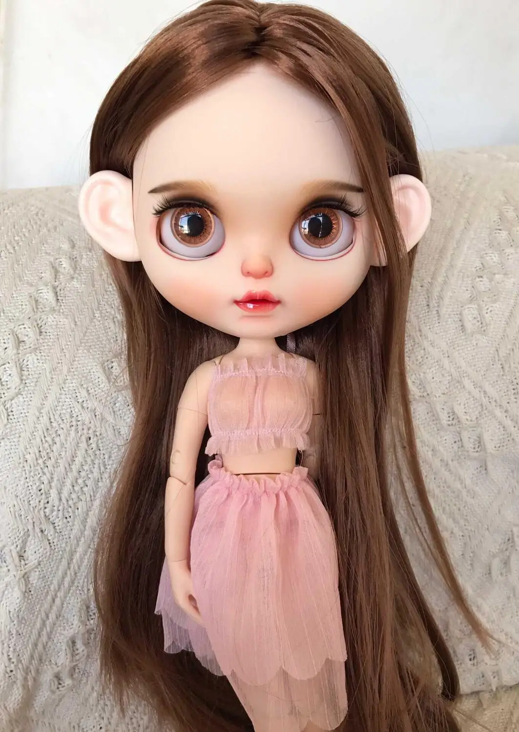 Doll 4 Обнаженной куклы, кукла на заказ, сделай сам, шарнир, тело, Блит, кукла для девочек, 201911114 - Цвет: Doll 4