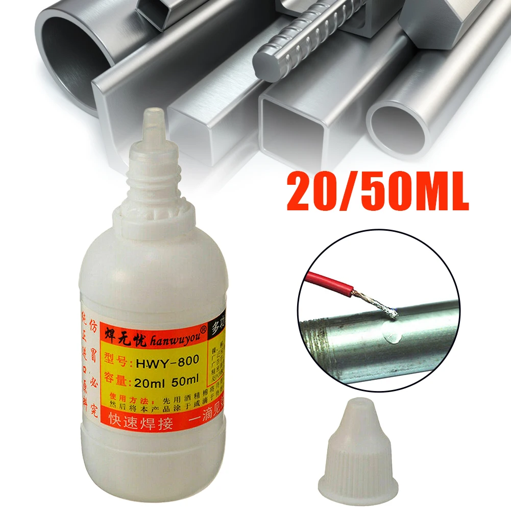 

20ml/50ml Stainless Steel Liquid Flux Welding Solder Non-toxic Copper Paste Flux Liquid Solders Paste Soldering Accessories