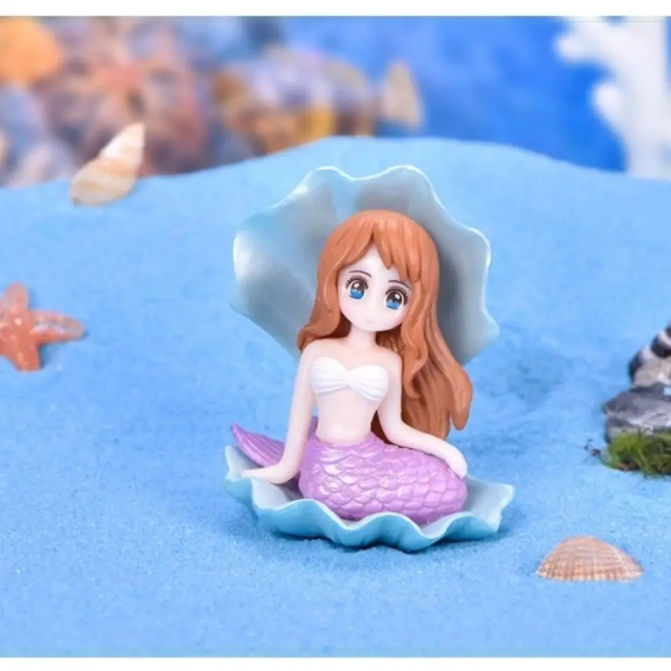 

New Mermaid Ornaments Aquarium Micro-Landscape Decoration Home Fish Tank Landscape Small Creative Ornaments