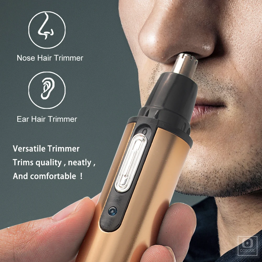 Electric Nose Hair Trimmer Rechargeable Men Shaver Razor Women Epilator Cutter Waterproof | Бытовая техника