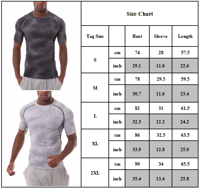 

Fitness T-Shirt for Men Short Sleeve Crew Neck Sports Absorb Sweat Breathable Tops Men's Clothing Gym Slim t Shirt Tees Summer