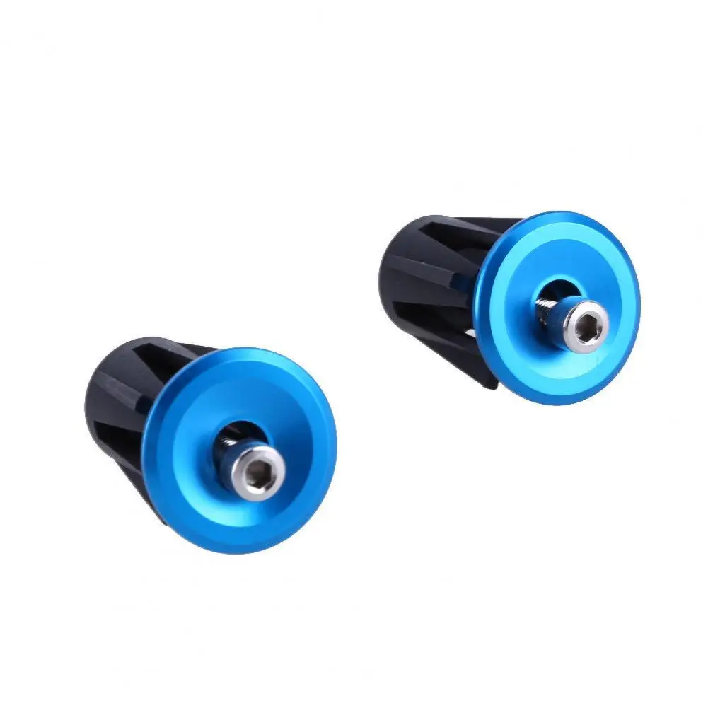 

HOT SALES2Pcs Aluminum Mountain Bicycle Cycling Handlebar 17-22mm End Stopper Plugs Caps