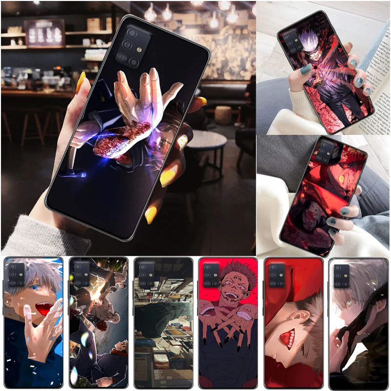 

Jujutsu Kaisen Satoru Gojo Sukuna Fushiguro Megumi Yuji Itadori Phone Case For Samsung Galaxy A51 A71 4G 5G Coque Funda Carcasa
