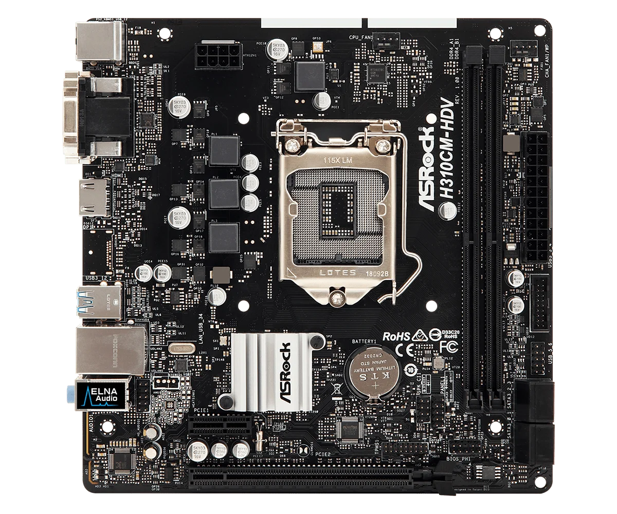 ASRock,  1151, H310,  8- , 9- , 8100,