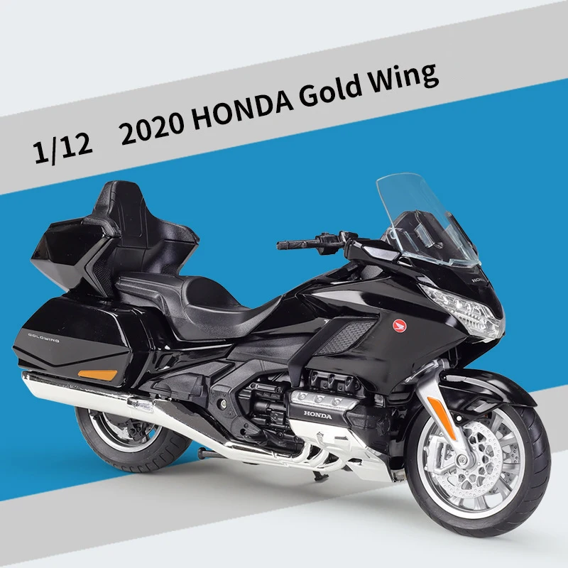 Модель мотоцикла Honda Gold Wing в масштабе 1:12 модель из сплава для взрослых