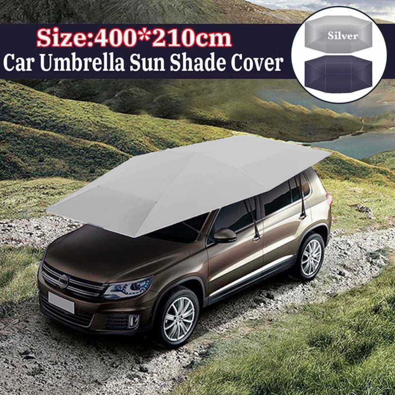 

4 X 2.1m Auto Cover Waterproof Car Covers Outdoor Sun Protection Cover For Car Reflector Dust Rain Snow Protective Suv Sedan