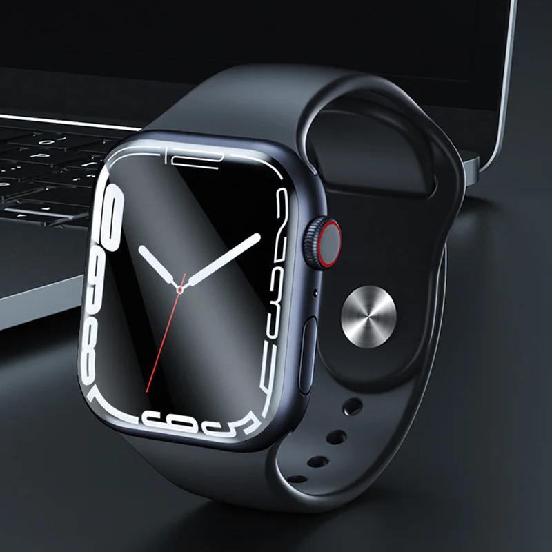 Защитная пленка HD для Apple Watch протектор экрана iWatch серии 3 4 5 SE 6 7 45 мм 41 44 40 42 38 (не