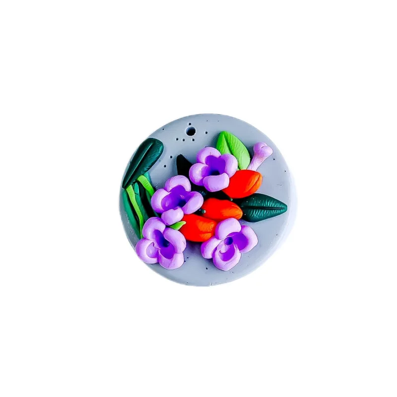 

50PCS/lot Retro Soft Pottery Pendant Colorful Hanging Cute Polymer Clay for Women Fashion Jewelry Making Unique Design Earrings