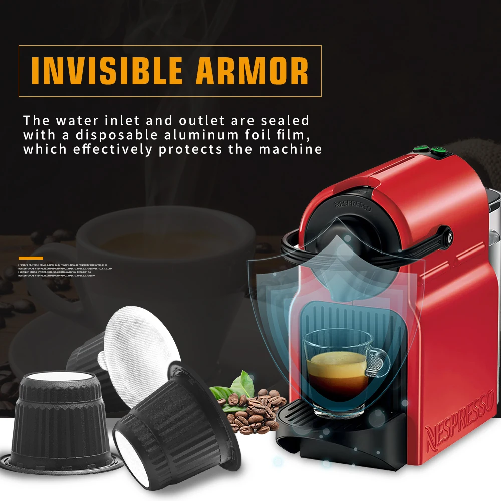 Одноразовые пустые кофейные капсулы чашки алюминиевые уплотнители наклейки для