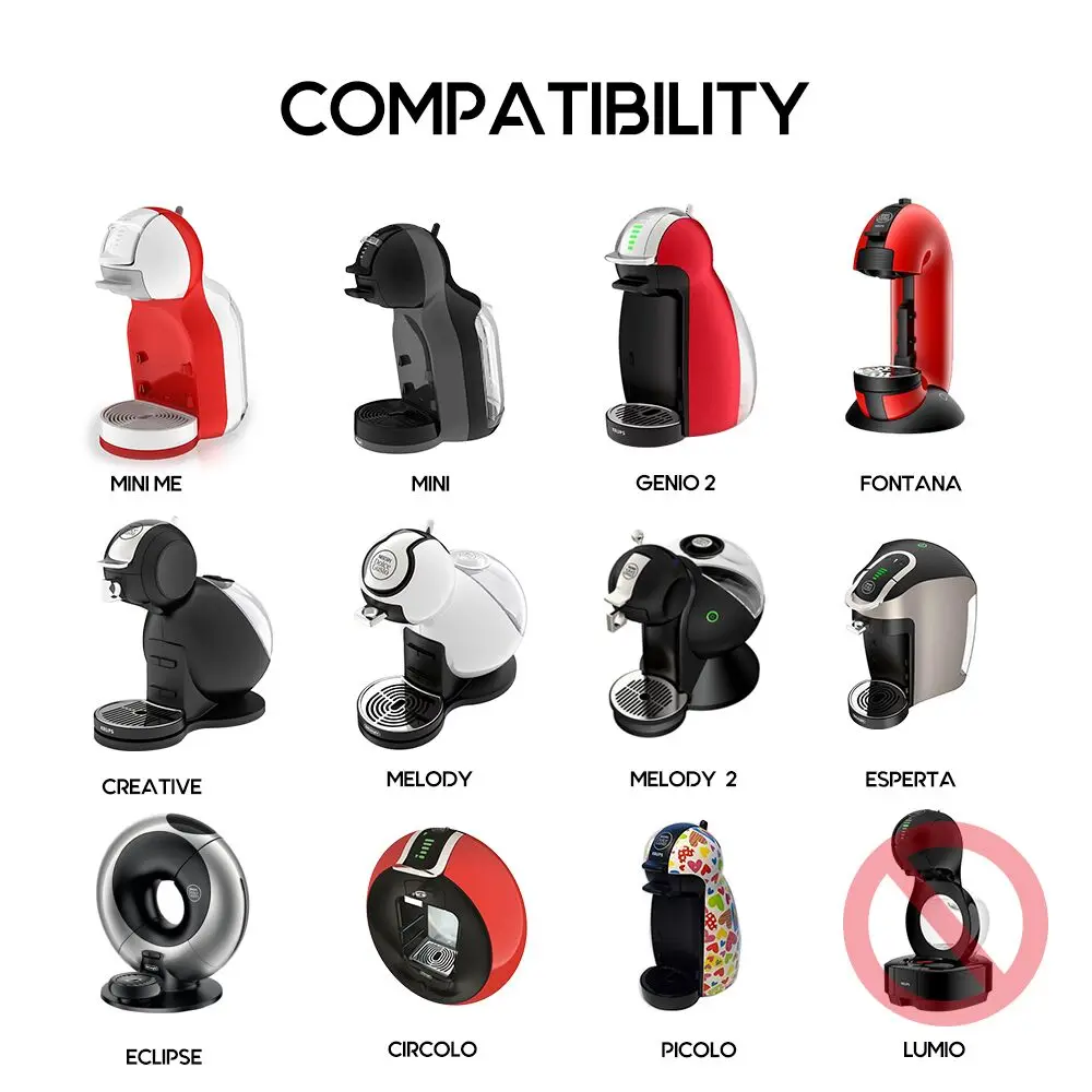 ICafilas Crema Кофе фильтр для Dolce Gusto Refillable 3rd поколения Dolci Gusto многоразового пользования Кофе капсулы корзины