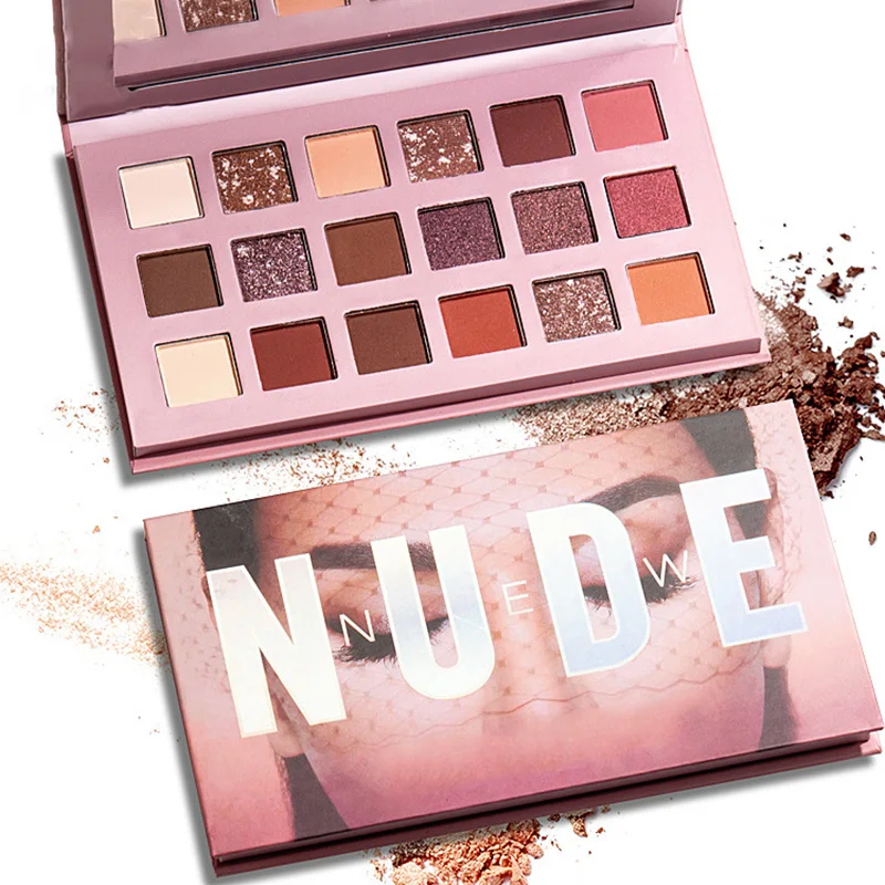 

18 Color Nude Shining Eyeshadow Pearlescent Makeup Glitter Pigment Smoky Eye Shadow Pallete Waterproof Cosmetics Eyes Makeup