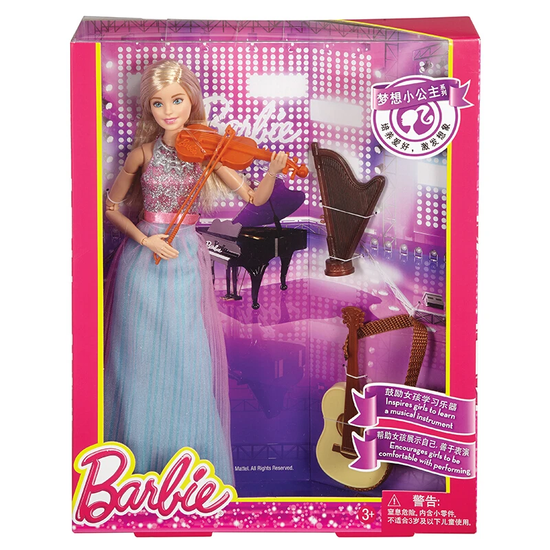 Mattel кукла Барби вионезист игровой набор блондинка красивое платье с