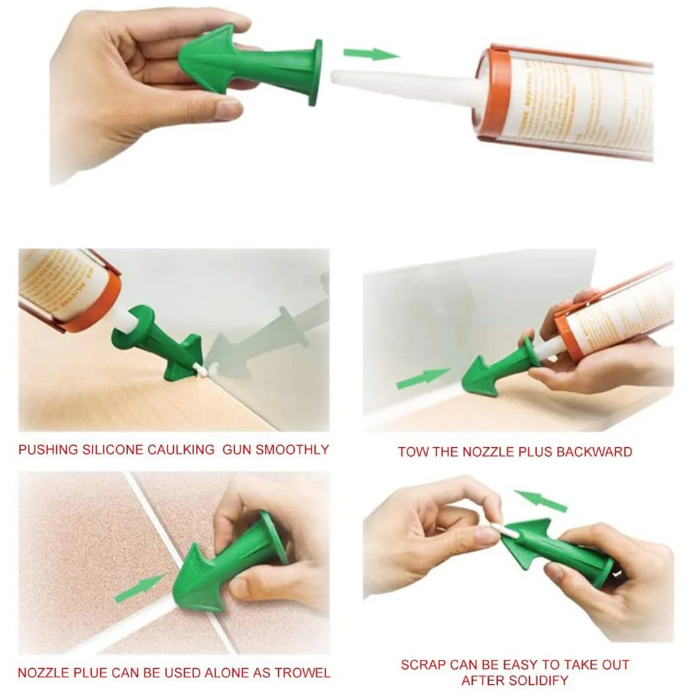 

Scraper Finisher Caulking Nozzle Nozzles Spatulas Kit Silicone Caulking
