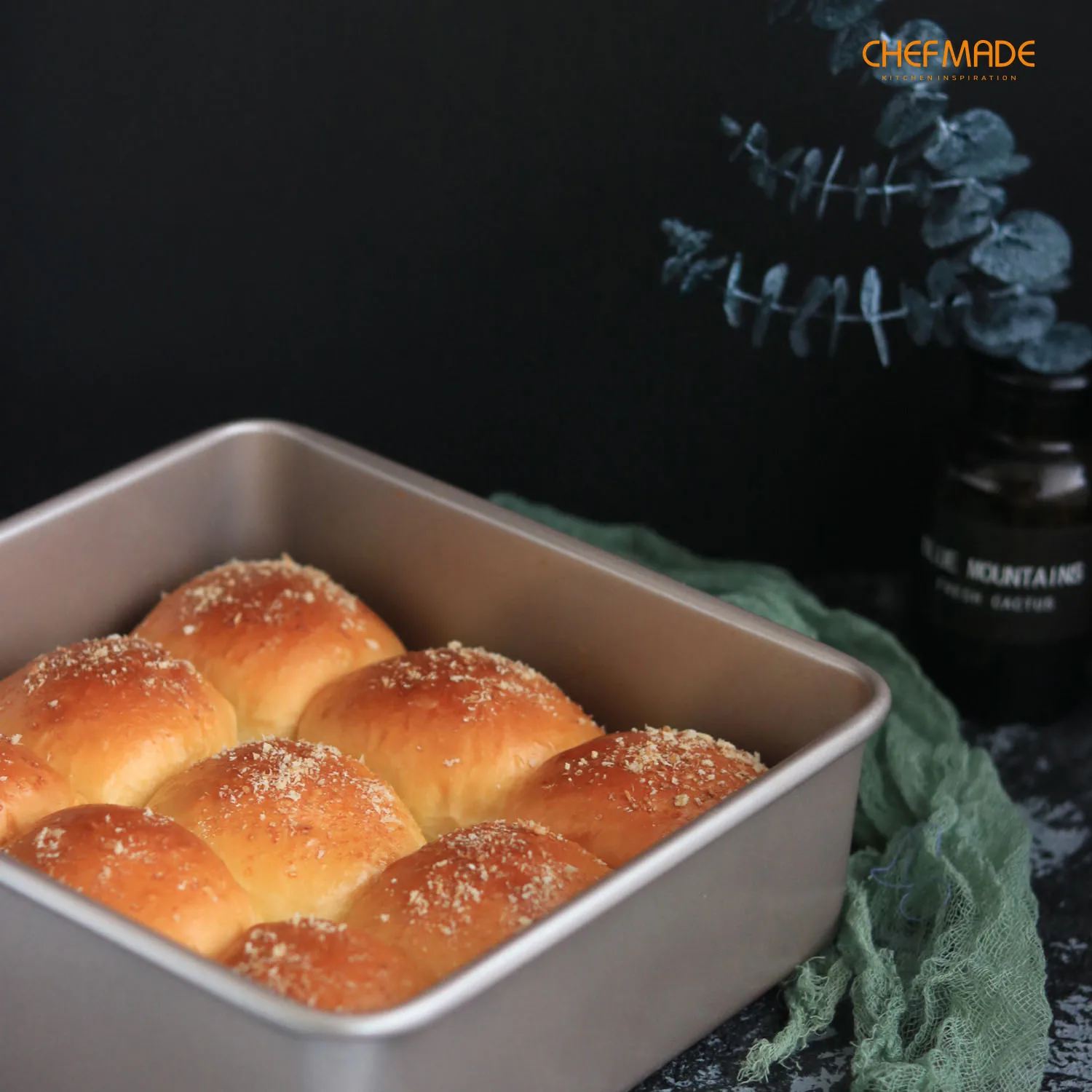 CHEFMADE 8 5 дюймов торта с съемное дно антипригарным покрытием квадратный чизкейк