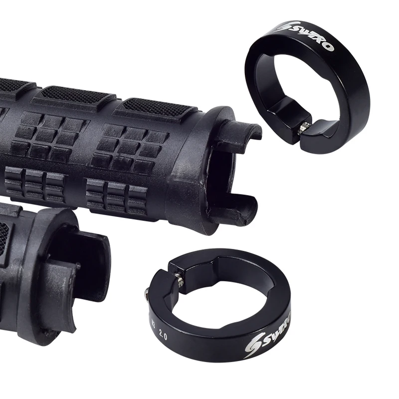 Велосипедные ручки противоскользящие резиновые велосипедные из ТПУ с замком