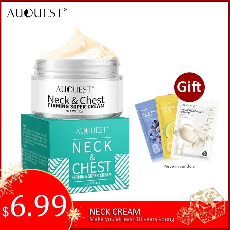AUQUEST шеи крем против морщин анти-старения отбеливающий кожу укрепляющий для