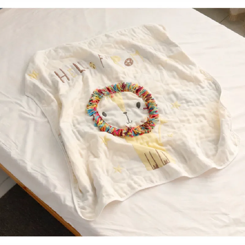 Mantas de muselina para beb&eacute; reci&eacute;n nacido, envoltura suave y org&aacute;nica, para cochecito de beb&eacute;, ropa de cama-3