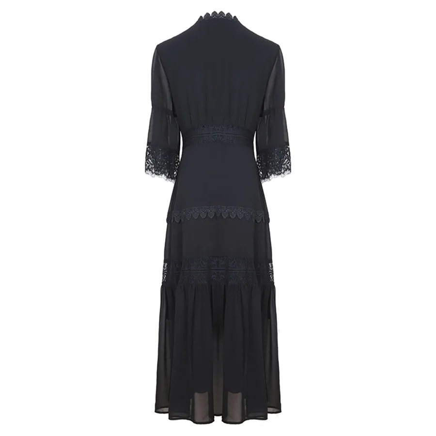 Женское длинное платье с вышивкой в стиле пэчворк винтажное лето 2019 | Женская