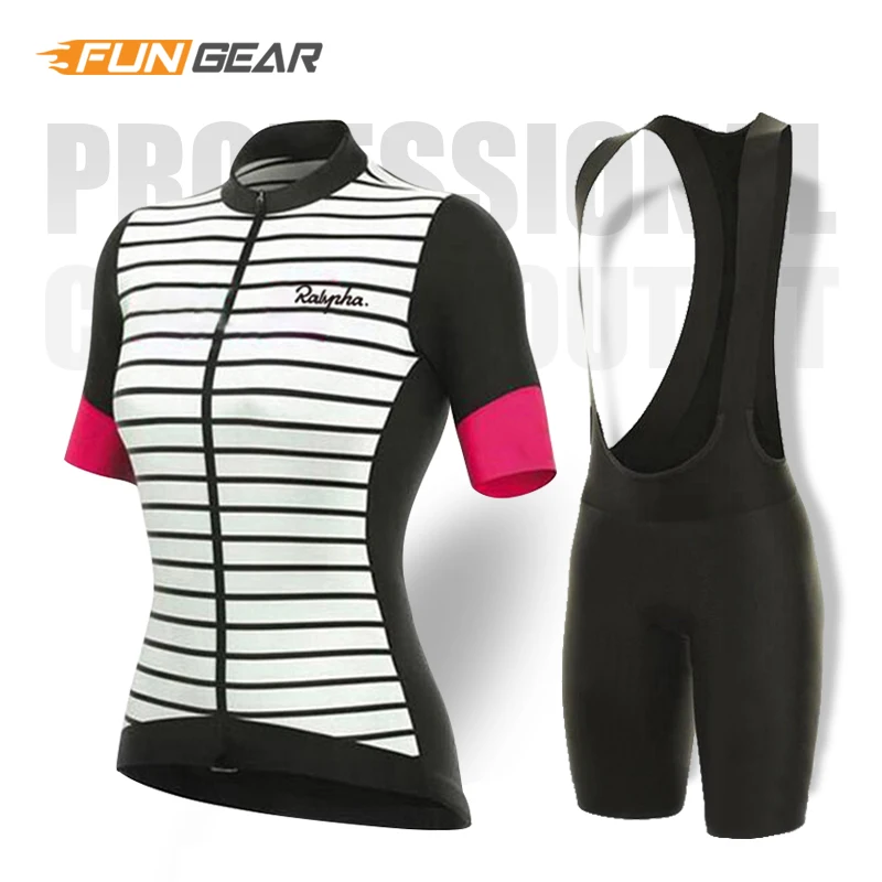 Bib Cycling Set Профессиональный женский комплект для велоспорта, одежда для горного велосипеда, Летняя женская одежда для гонок, одежда для велоспорта, одежда для велоспорта, комплект для велоспорта - Цвет: Bib Cycling Set