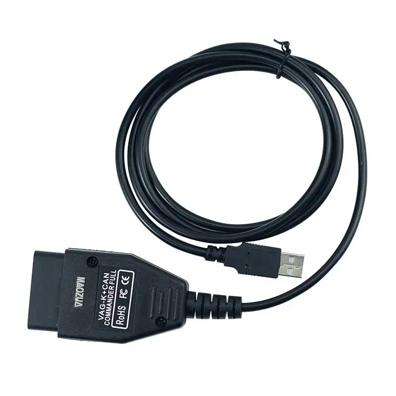 Кабель OBD2 для сканера AUDI/V W/Skoda/Seat OBDII Диагностический кабель VAG K + CAN Commander 1 4 FTDI FT232RL