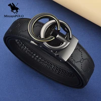 mircaynpolo cgg mens automatic zinc alloy buckle belts luxury brand first layer cowhide leather belt fashion male waistband