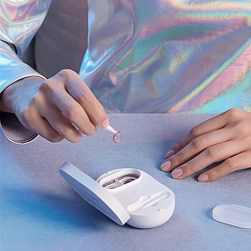 

Newest Eraclean Contact Lens Ultrasonic Cleaning Machine High Frequency 56000 Hz Frequency Vibration Timing Rechargeable Cleaner