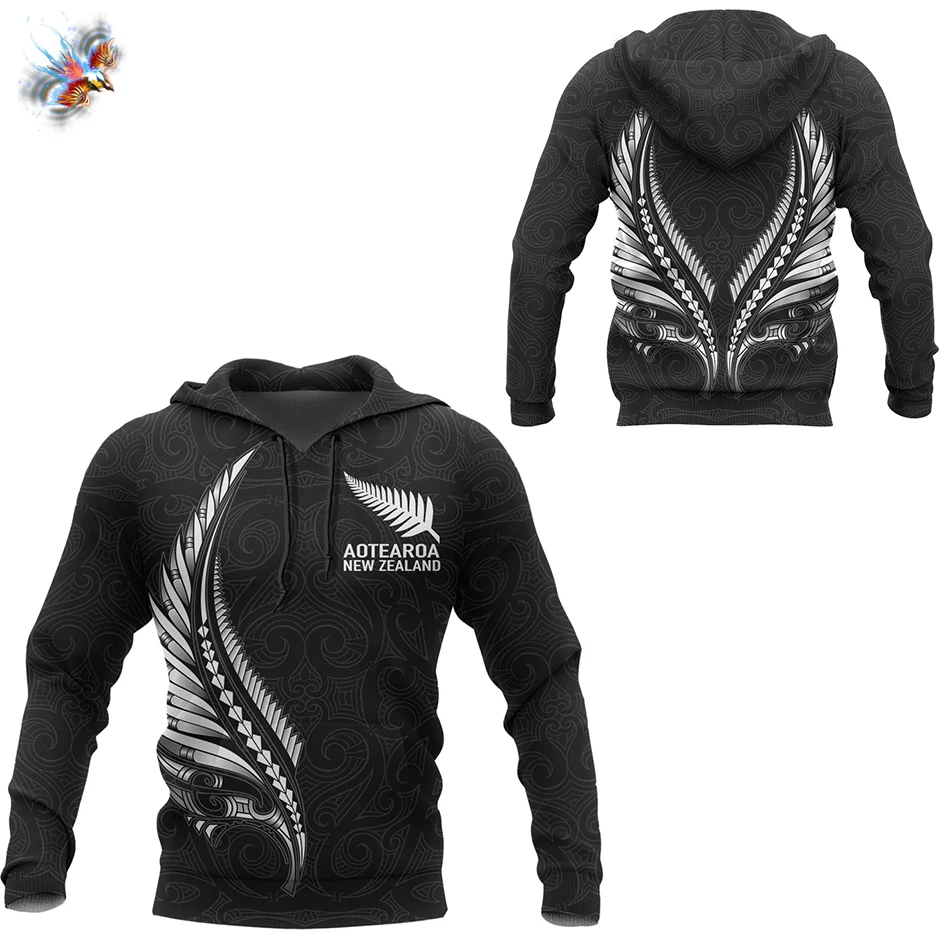 

New PLstar Cosmos New Zealand Country Emblem Maori Aotearoa Tribe Funny 3Dprint Men/Women NewFashion Streetwear Hoodies Pullover