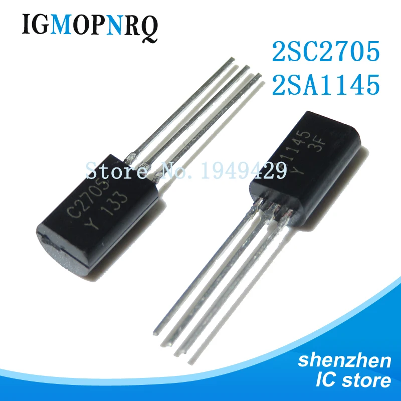 40 пар 20 шт A1145 2SA1145 и C2705 2SC2705 до 92 новые оригинальные|Интегральные схемы| |