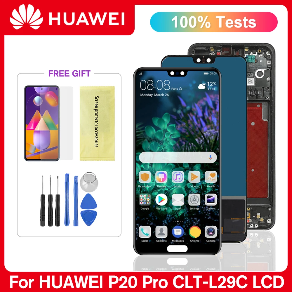 

Huawei P20 Pro LCD Display 6.1" Touch Screen Digitizer Assembly Replacement CLT-L04 CLT-L09 L29 For Huawei P20Pro