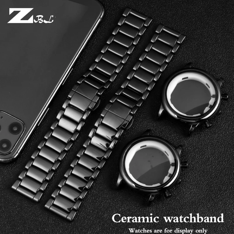 

Ремешок керамический для часов Armani AR1507, AR1508, AR1509, Samsung s2, 3, 4, Huawei GT, 20 мм, 22 мм