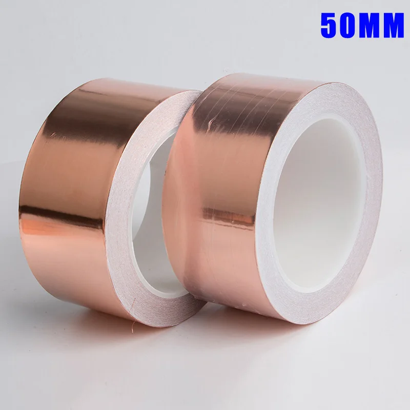 Электрическая проводящая лента 3 50 мм 20 м односторонняя ремонтная Бытовая