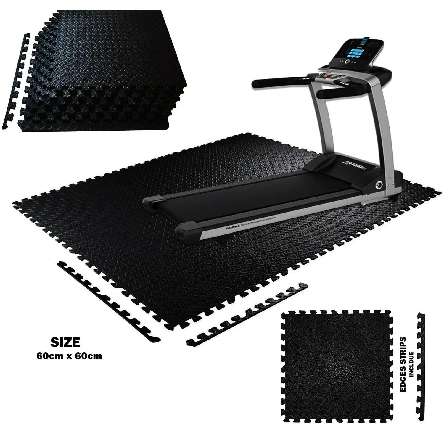 

4/8/12 Pcs 60x60cm EVA Floor Mats Home Floor Mat Splicing Mats Patchwork Rugs Thicken Shock For Gym Fitness Room Workouts