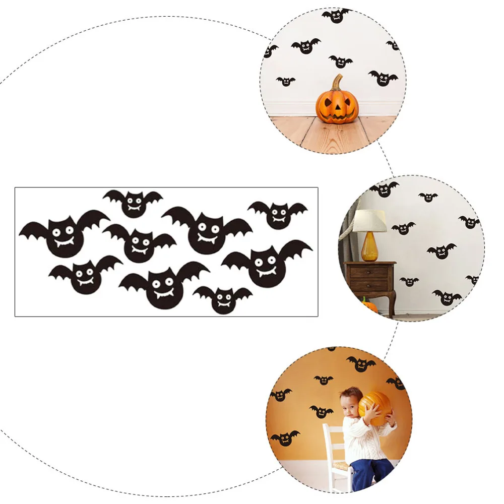 

1 Sheet Decorative Sticker Funny Bat Wall Sticker Graffiti PVC Decal