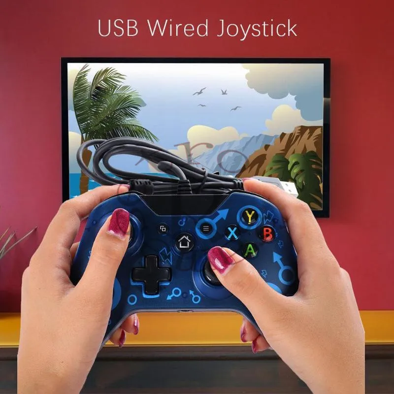Проводной игровой контроллер для xbox ONE Джойстики для xbox One Slim консоль геймпад поддержка Windows PC