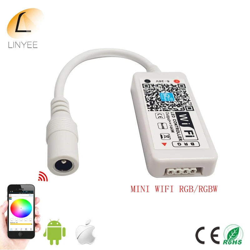 Мини контроллер для светодиодной ленты с поддержкой Wi Fi RGB/RGBW|Контролеры RGB| |