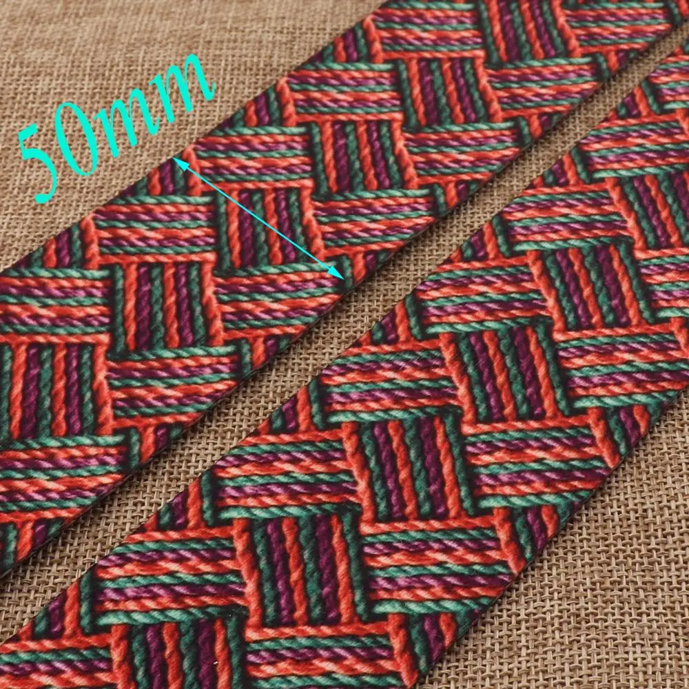 Красная мягкая гладкая Этническая тесьма лямка для кошелька 2 дюйма сумка