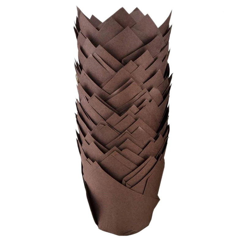 Тюльпан кексы чашки для выпечки упаковка кексов подходит дней рождения свадеб