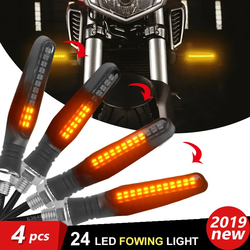 Светодиодный индикатор поворота для мотоциклов 4 шт. 24 светодиосветодиодный |