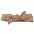 10 шт. головная повязка для девочек повязки на голову для девочек тюрбан обертывания Детские haarbanjes Детские Луки бант на голову связанные в узел волосы аксессуары