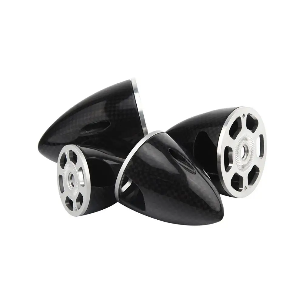 Spinner de fibra de carbono, cono de 2 cuchillas para h&eacute;lice de avi&oacute;n el&eacute;ctrico RC, tama&ntilde;o m&uacute;ltiple de 1,75 "/2"/2,25 "/2,5"/3 "/3,5"/4 ", 1 unidad-2